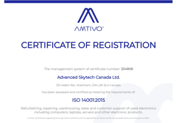 ISO 14001 certification